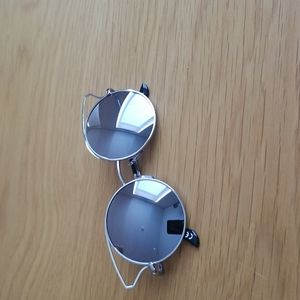 Silver framed tinted sunglasses Monki